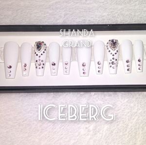 Lux Press-On Nail Set (Coffin Shape)